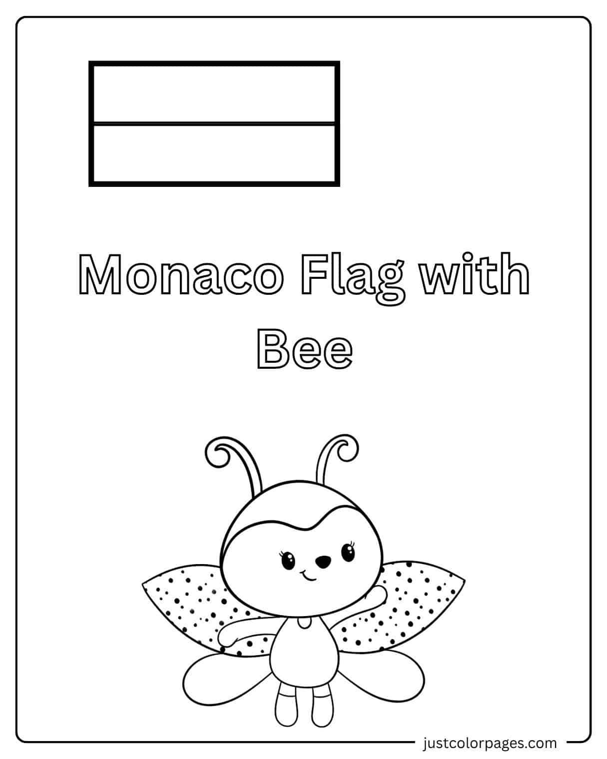 free bee Coloring pages