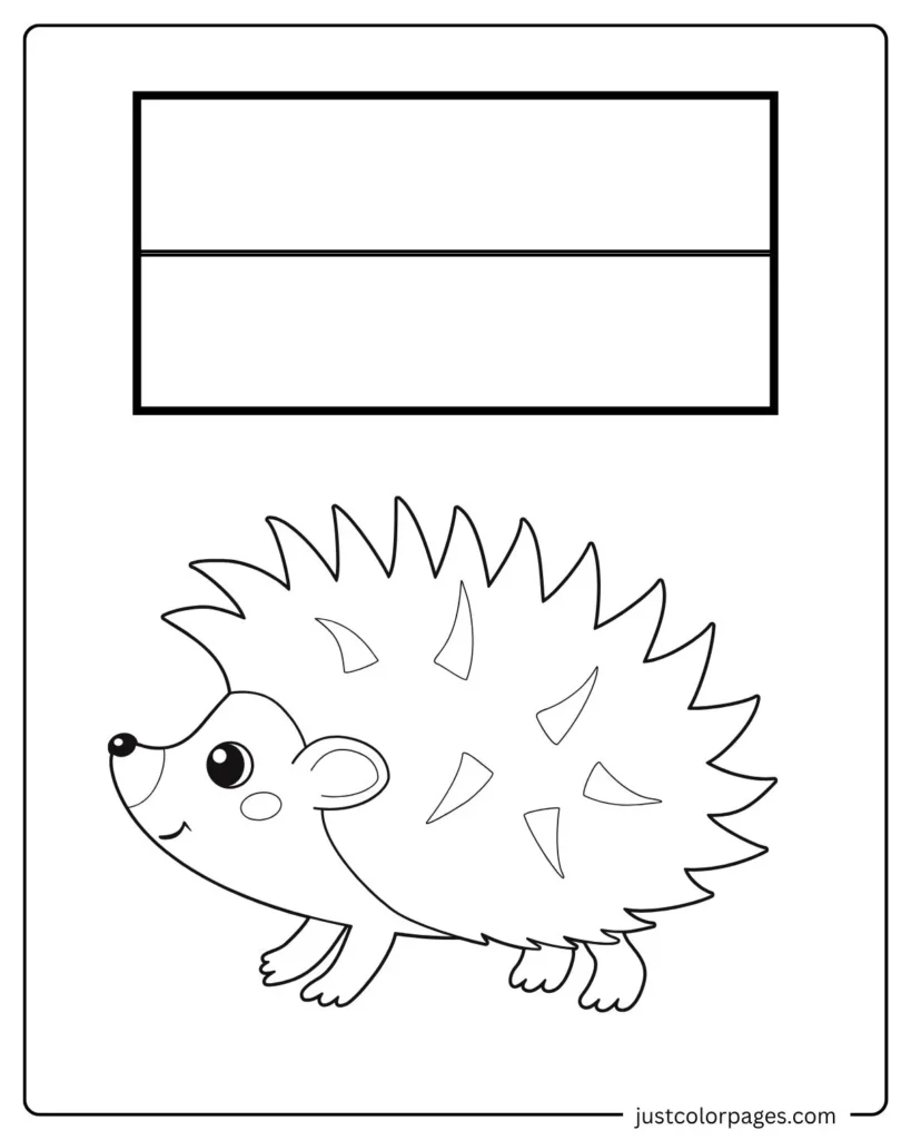 Monaco flag Coloring pages with National Animal