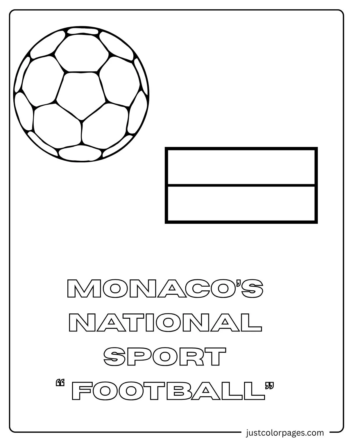 Football sports coloring pages