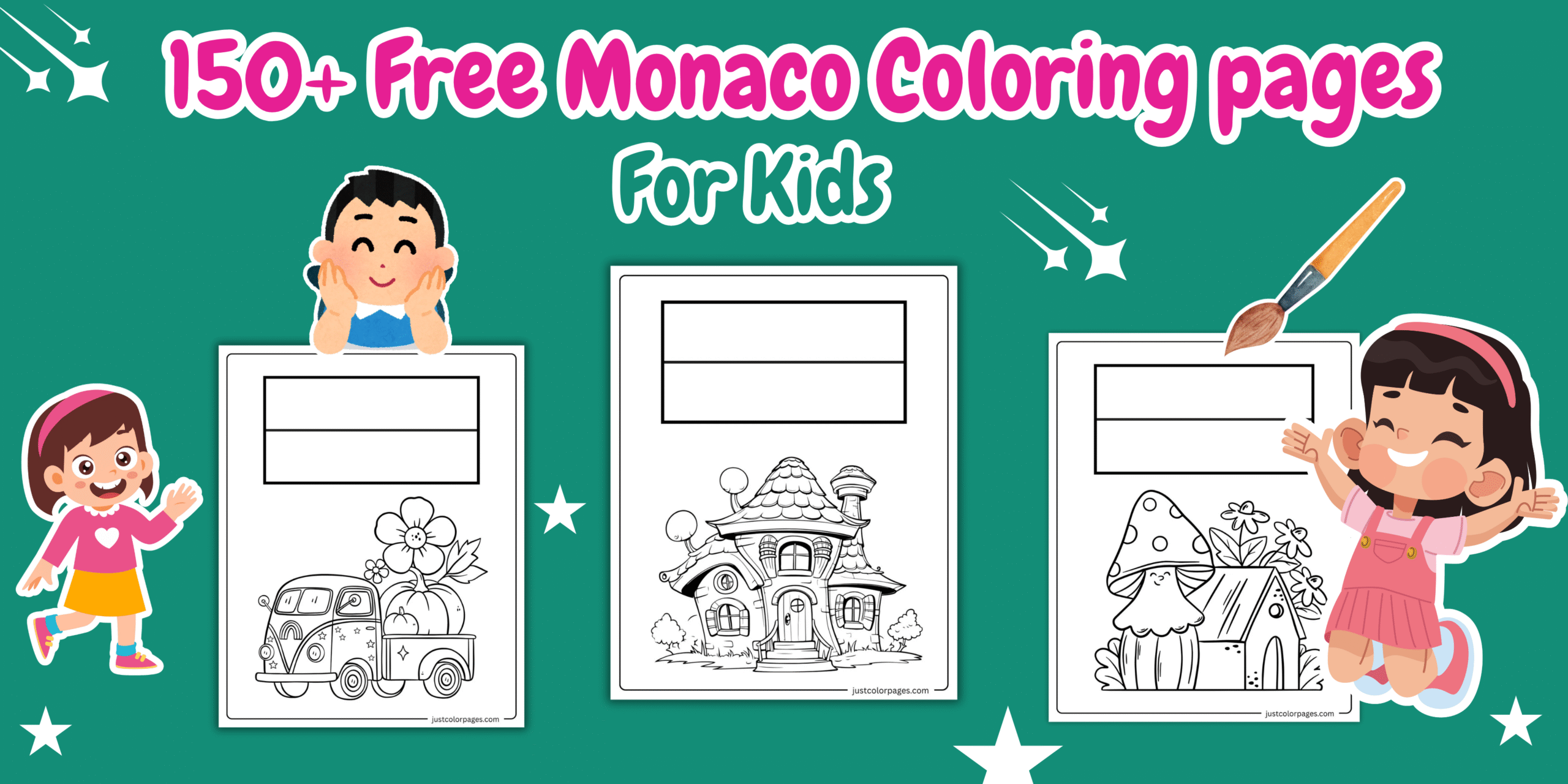 150+ Free Printable Monaco Flag Coloring Pages for Kids [PDF Download]